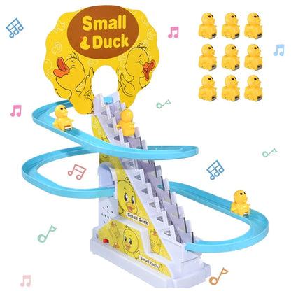 Climbing Stairs Track Toys Electric Duck