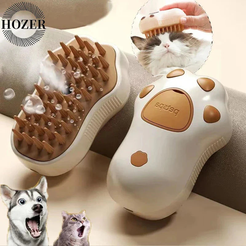 3 in 1 Pet Brush Cat Steam Brush Comb Dog Brush Electric Spray