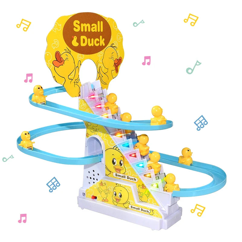 Climbing Stairs Track Toys Electric Duck