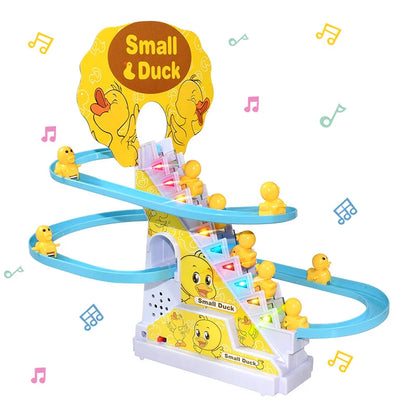 Climbing Stairs Track Toys Electric Duck